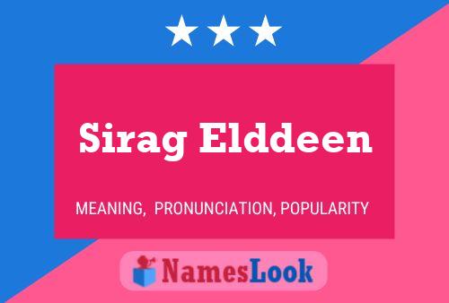 Poster del nome Sirag Elddeen