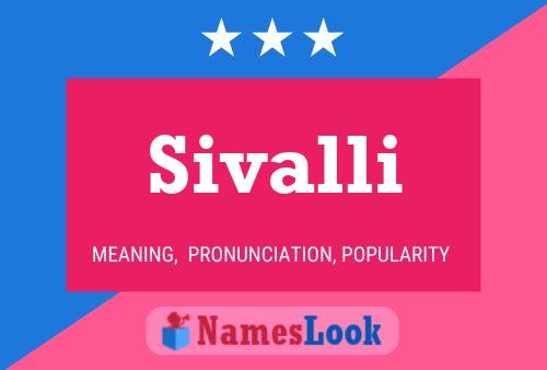 Poster del nome Sivalli