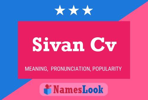 Poster del nome Sivan Cv