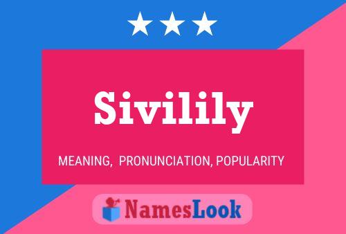 Poster del nome Sivilily