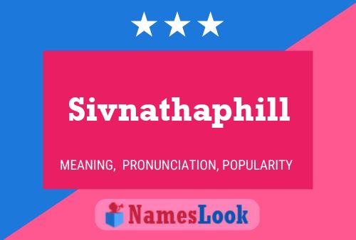 Poster del nome Sivnathaphill