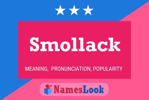 Poster del nome Smollack