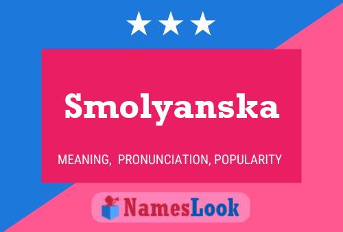 Poster del nome Smolyanska