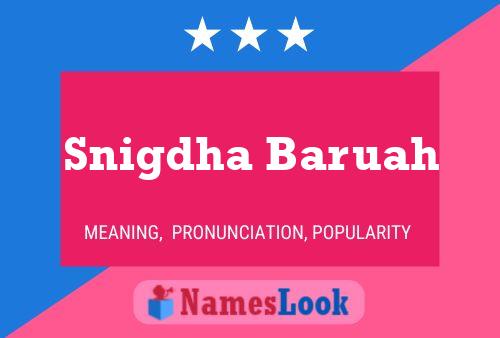 Poster del nome Snigdha Baruah