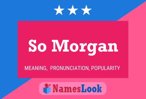 Poster del nome So Morgan