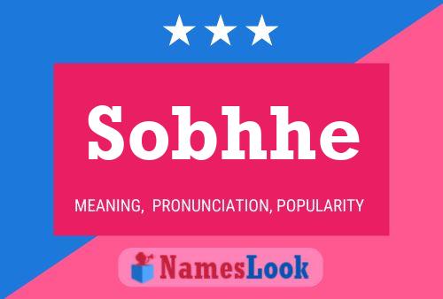 Poster del nome Sobhhe