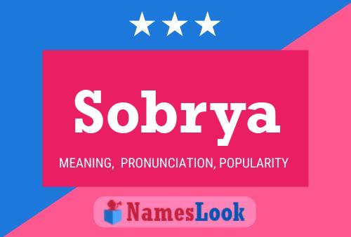 Poster del nome Sobrya