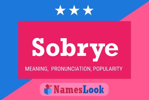 Poster del nome Sobrye