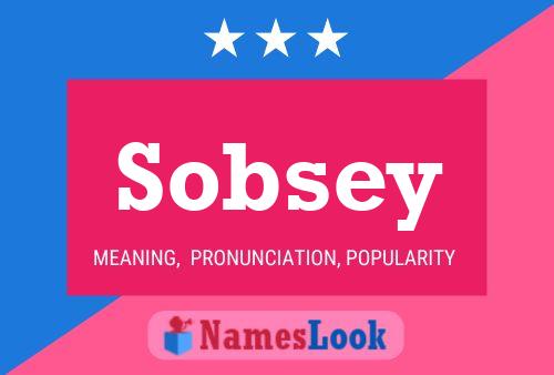 Poster del nome Sobsey