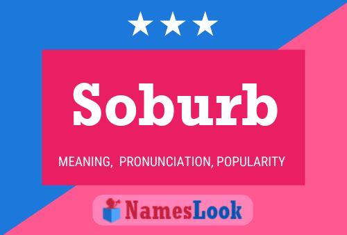 Poster del nome Soburb