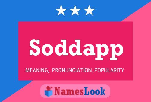 Poster del nome Soddapp