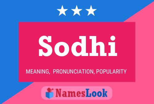 Poster del nome Sodhi