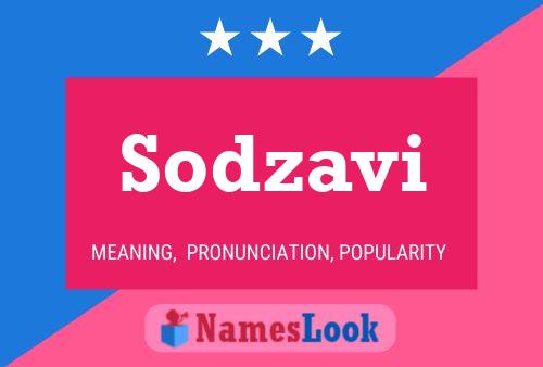 Poster del nome Sodzavi