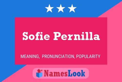 Poster del nome Sofie Pernilla