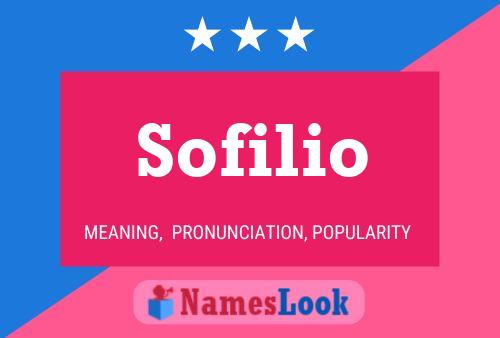 Poster del nome Sofilio