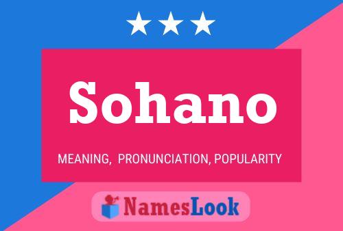 Poster del nome Sohano