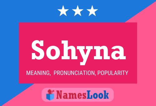 Poster del nome Sohyna