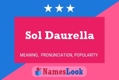 Poster del nome Sol Daurella