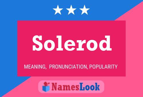 Poster del nome Solerod