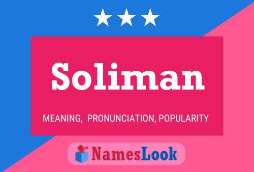 Poster del nome Soliman