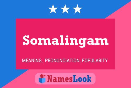 Poster del nome Somalingam