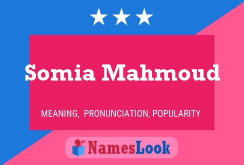 Poster del nome Somia Mahmoud