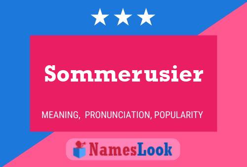 Poster del nome Sommerusier