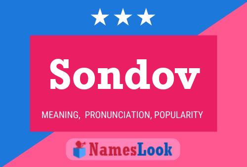 Poster del nome Sondov