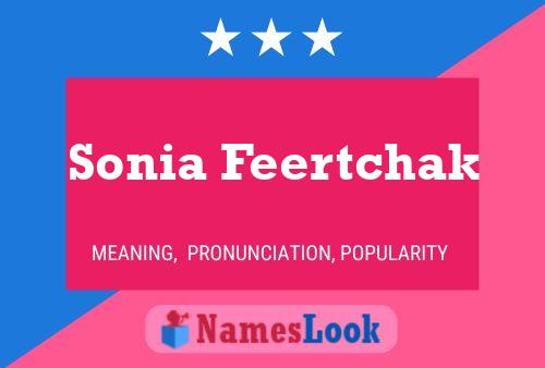 Poster del nome Sonia Feertchak