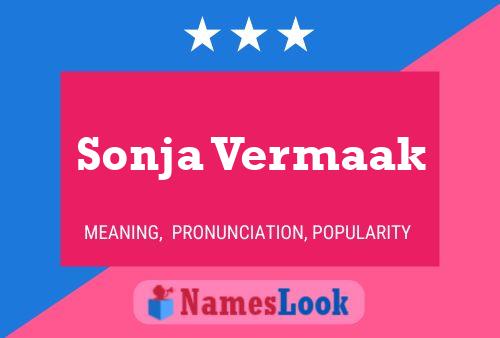 Poster del nome Sonja Vermaak