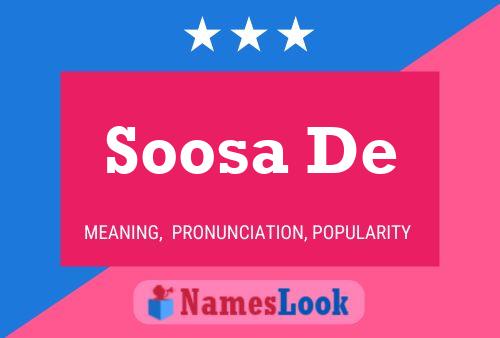 Poster del nome Soosa De