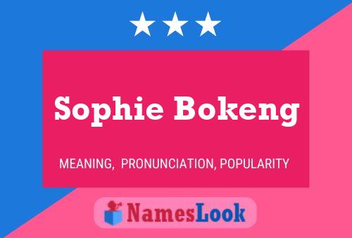 Poster del nome Sophie Bokeng