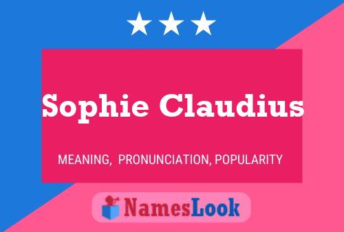 Poster del nome Sophie Claudius