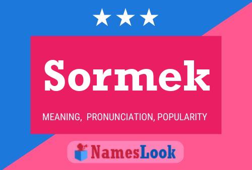 Poster del nome Sormek