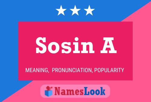 Poster del nome Sosin A