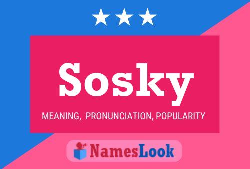 Poster del nome Sosky