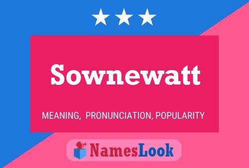 Poster del nome Sownewatt