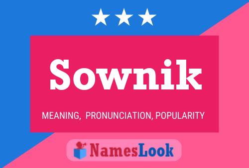 Poster del nome Sownik