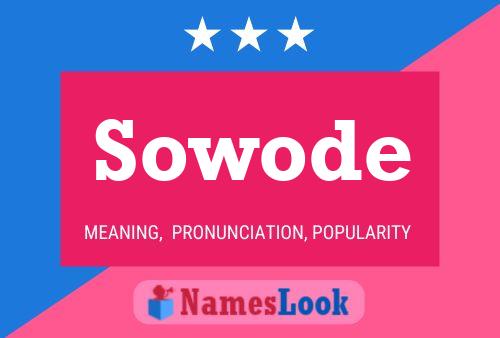 Poster del nome Sowode