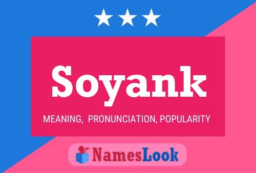 Poster del nome Soyank