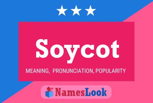 Poster del nome Soycot