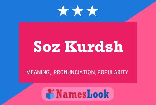 Poster del nome Soz Kurdsh