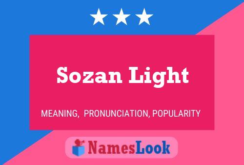 Poster del nome Sozan Light