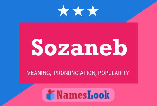 Poster del nome Sozaneb