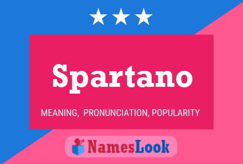 Poster del nome Spartano