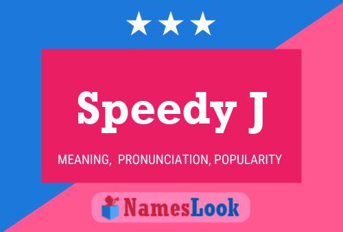 Poster del nome Speedy J