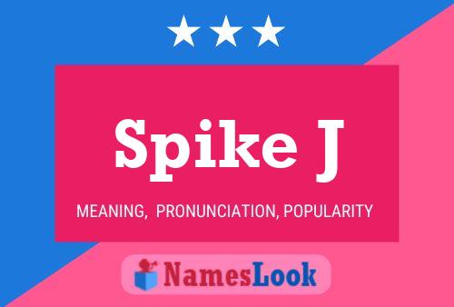 Poster del nome Spike J