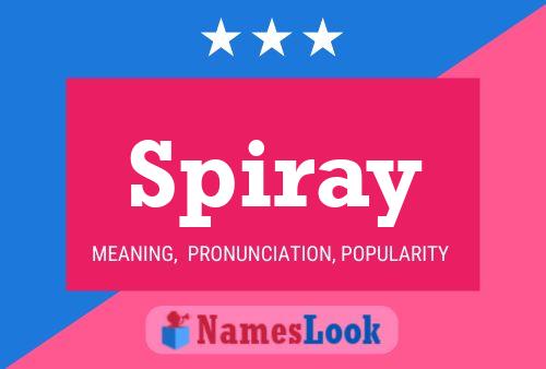 Poster del nome Spiray