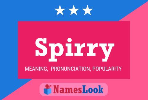 Poster del nome Spirry