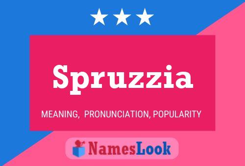 Poster del nome Spruzzia